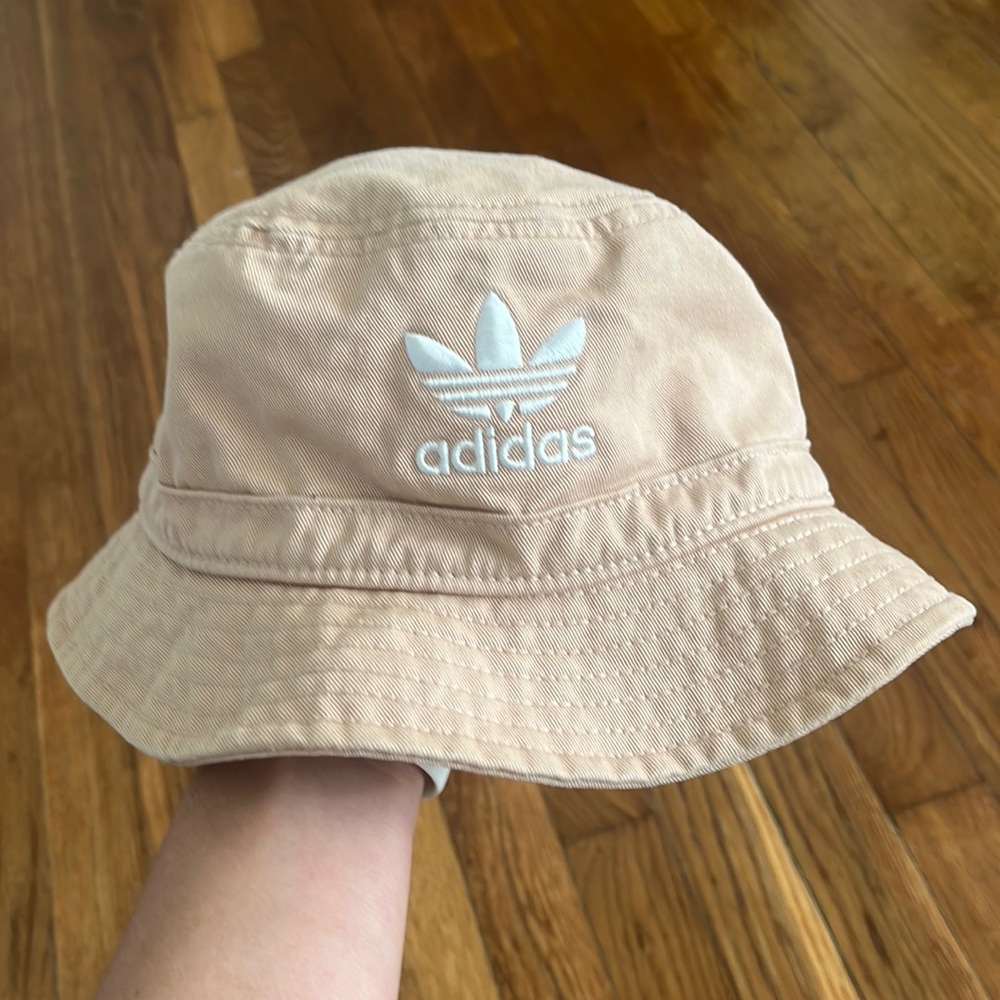 Peach Adidas Bucket Hat